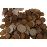 A small assortment of various coinage, to include half crowns, six pence, three pence, half pennies,