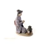 A Lladro figure of a geisha, entitled 'August Moon', 5122