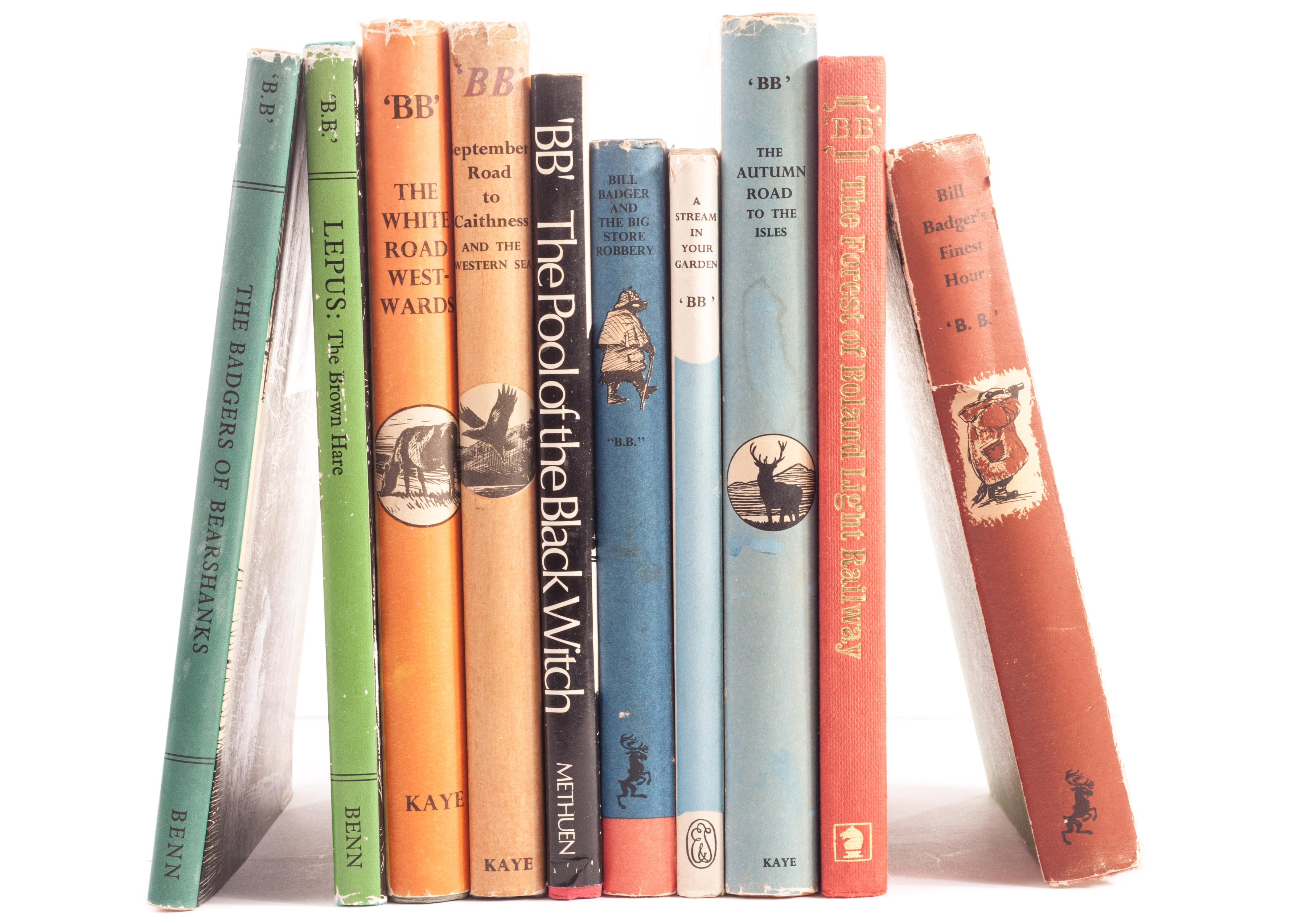 Watkins-Pitchford, Denys (BB), A collection of seven 1st edition hardback volumes complete with dust