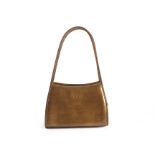A designer brown leather lady’s handbag, marked GUCCI - MADE IN ITALY to the front 24.5cm W We
