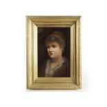 W.T. Watson (19th century), oil on canvas portrait of a Victorian lady, possibly the artist’s wife