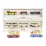 Wiking H0 Gauge Buses and Coaches including Anniversary Sets: 50 Year Wiking Three Single Deck Bus