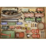 Brimtoy and Mettoy 00 Gauge Tinplate Trains with Crescent Moko and other Toy Trains: including