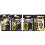 Vintage Palitoy/Kenner Star Wars ROTJ Jabbas Palace 3 3/4”Figures, Palitoy 65 back Bib Fortuna,