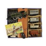 Hornby 0 Gauge 20-volt electric E220 GWR Mixed Goods set: containing GWR 4-4-2Tank locomotive