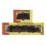 Fleischmann H0 Gauge steam Locomotives: ref 4175, a 2-10-0 with tender cab as DB no 50 058, and