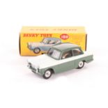 A Rare Dinky Toys Promotional 189 Triumph Herald, in Lichfield green and Sabrina white with spun