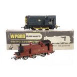 Three Wrenn 00 Gauge Locomotives: comprising W2230 Bo-Bo Diesel D8017 in BR green, VG, in original