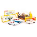 Dinky Toys Cars, 157 BMW 2000 Tilux, 144 Volkswagen 1500, 168 Ford Escort, 156 Saab 96, 475 1908