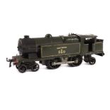 A Hornby 0 Gauge 6v Electric No 2 Special Tank Locomotive B329: early example 4-4-2 locomotive in