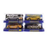 Modern Scalextric Cars, including C2974 Ferrari 308 GTB Makela, C2982 Aston Martin DBS Top Gear,