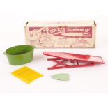 Dolls House Toys by Benbros and Erzeberger: A rare Benbros die-cast Dolly’s Washing Set comprising