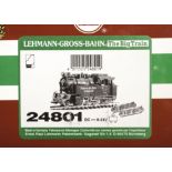 LGB Gauge 1 Limited Edition 2-6-2 Tank Locomotive with Certificate (0288): Ref 24801, in Deutsche