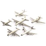 Tri-ang International Model Aircraft FROG kitbuilt Model Airplane: BEA Viscount, BOAC Boeing 707,