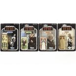 Vintage Kenner Star Wars ROTJ Jabbas Palace 3 3/4”Figures, 77 back Prune Face, punched, 77 back (