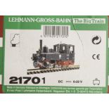 LGB Gauge 1 Krauss 0-6-2 Tank Locomotive: Ref 21701, in Deutsche Reichsbahn Black/red livery as No