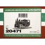 LGB Gauge 1 Rack 0-6-0 Tank Locomotive: Ref 20471, in Ballenberg-Zahnrad lined Black livery as No