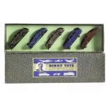 A Dinky Toys US Export 39 Series Gift Set No.2 Private Automobiles, comprising 39a Packard, dark