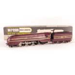 A Wrenn 00 Gauge W2302 Coronation Class Locomotive and Tender ‘King George VI’, in LMS red, in