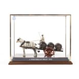 A large scale Malcolm Joyce kit-built plastic model of a Whitbread Dray 1742, well made and painted,