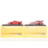 B.B.R Exclusive 1/43 Scale Car Models, Ferrari 575 GTC Monza 2004, Ferrari FXX 2006, in original