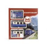 LGB Gauge 1 ‘Zugspitzbahn’ train pack: Ref 70246, comprising 4-wheeled electric Rack locomotive No