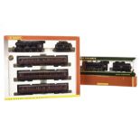 00 Gauge Train Pack by Hornby and two other Steam Locomotives: comprising R2134M train pack with