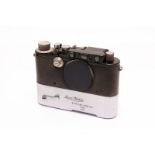 A Leica III Rangefinder Body, black, serial no. 62428, with MOOLY, with various engravings including