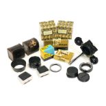 Various Nikon Accessories: quantity of various Nikon accessories including waist level finders,