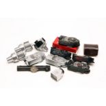 Various Leica Accessories: quantity of various Leitz accessories including finders and meters, all