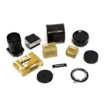 Nikon Accessories: quantity of various Nikon accessories including, DW-2, eye piece magnifier, waist