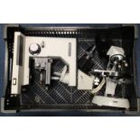 Microscopes: Zeiss bench microscope with objectives with a Reichert Microstar IV (2)
