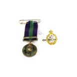 An Elizabeth II General Service Medal with Cyprus Bar, presented to Lt. M. I. Best of the Women's