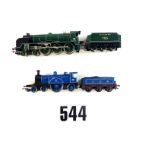 Triang-Hornby OO Gauge locomotives: comprising Caledonian Railway 4-2-2 no 123 and tender in CR