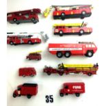 Corgi Fire Engines and Emergency Vehicles: including a Smiths 'Karrier' Shop, and Bedford Utilecon