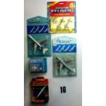 Matchbox TinToys Funrise and Other Die Cast Aircraft: in original boxes, various models VG, boxes