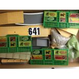 Hornby-Dublo OO Gauge island Platforms Dinky Hoardings and other items: comprising two island
