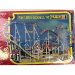An uncommon Faller Exclusive edition HO Scale Fairground 'Russian Mountain' ride Kit: serial