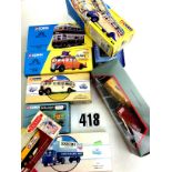 A collection of OO and O scale model road vehicles: including models by SkaleAutos, Corgi OOC,