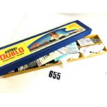 A Hornby Dublo 00 Gauge 3-Rail EDG17 Goods Set, comprising BR black 0-6-2T, four wagons, track and