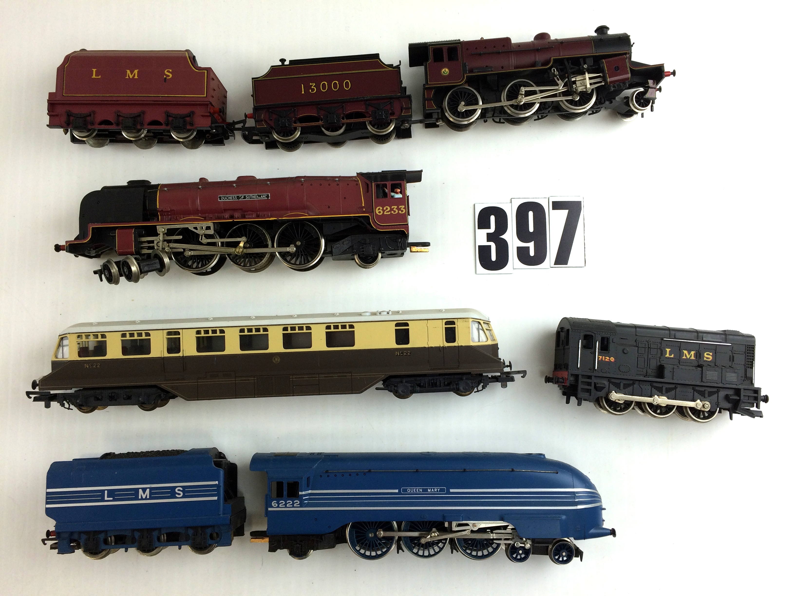 LMS and GWR OO Gauge Locomotives by Hornby and Lima: comprising LMS crimson 'Duchess of