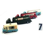 Corgi Toy Tankers and Ice Crean Van: Corgi Major Tankers, US Army, Milk and Mobilgas,G Smiths