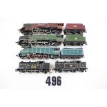 Hornby-Dublo OO Gauge unboxed 3-rail locomotives: comprising Maroon 'Duchess of Atholl' (tender