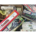 A Collection of Triang/Hornby OO Gauge items and kits by various makers: including Hornby LMS Mail