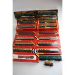 Hornby and Mainline OO Gauge Passenger stock: A Score of assorted coaches including SR Maunsell