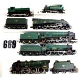 OO Gauge steam locomotives by Hornby (Margate) and Mainline: comprising Hornby 'Albert Hall', 0-6-