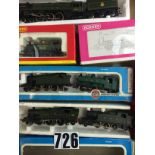 Hornby, Lima and Airfix OO Gauge Steam Locomotives: Hornby green (1) black (1) in original boxes,