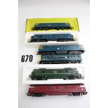 OO Gauge diesel locomotives by Hornby (Margate) and Mainline: including Hornby 'Western Courier'