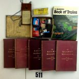 A Collection of Railway Ephemera; including 'The Railway Magazine' (bound), vol. 90-94, 1944, and