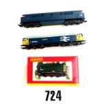 Hornby and Lima OO Gauge Diesel Locomotives: R2933 BR green 0-8 shunter D3509, in original box,